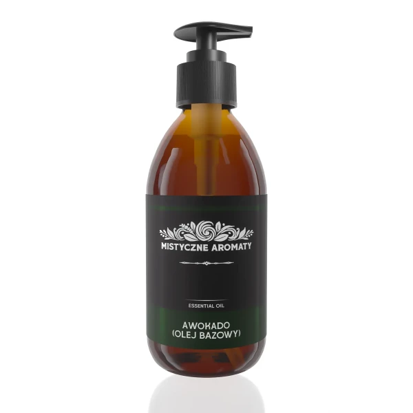 Olej Awokado - olejek z awokado rafinowany bazowy nośnikowy 250 ml z pompką