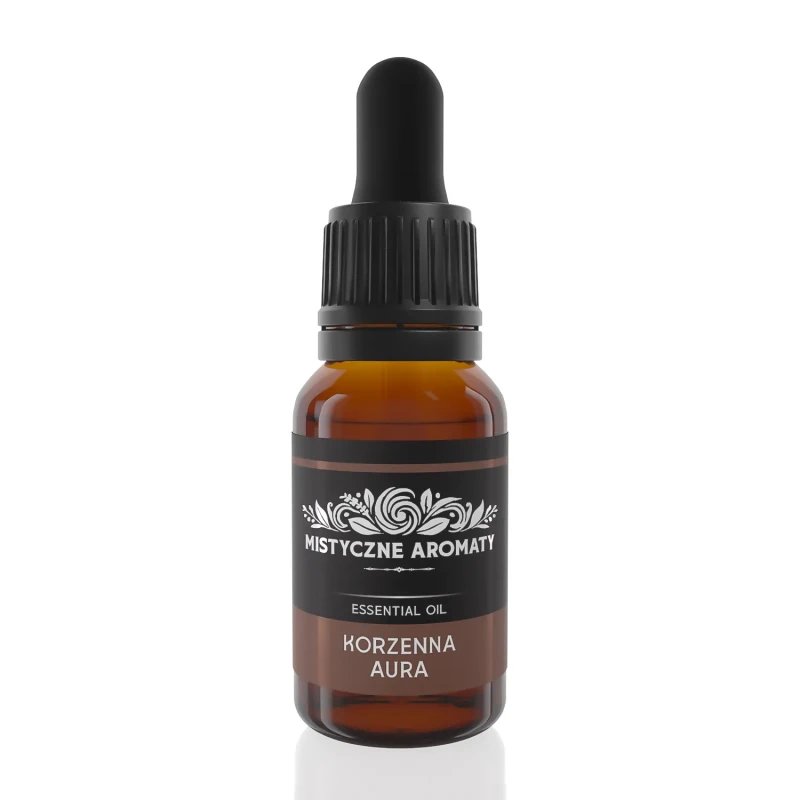 Olejek eteryczny Korzenna Aura 15 ml zapach korzenny drzewny z nutą odświeżenia