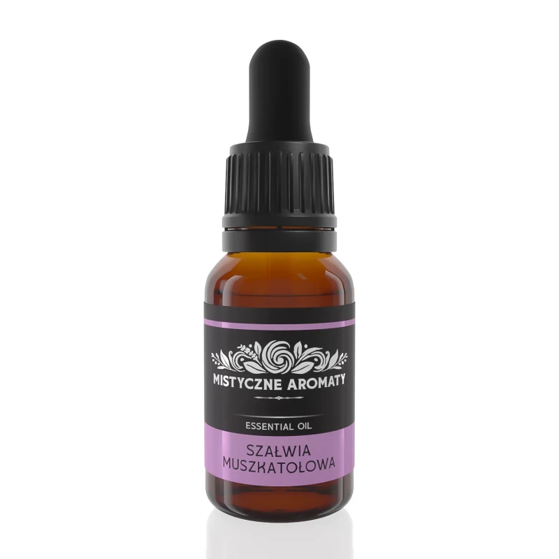 Szałwia muszkatołowa - naturalny olejek szałwiowy Salvia sclarea