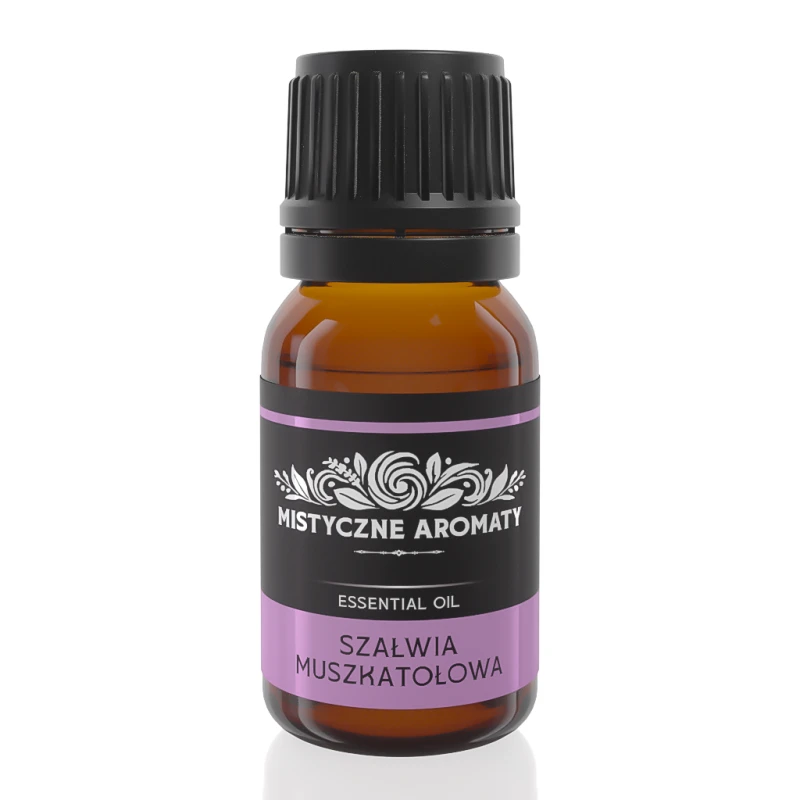Szałwia muszkatołowa - naturalny olejek szałwiowy Salvia sclarea 10 ml