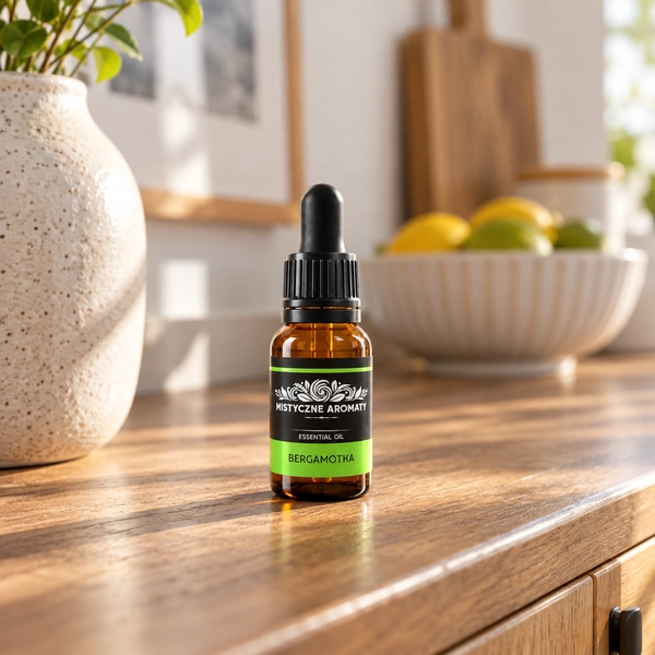 Bergamotka - Olejek z Bergamotki naturalny olejek bergamotowy - produkt w domowej aranżacji