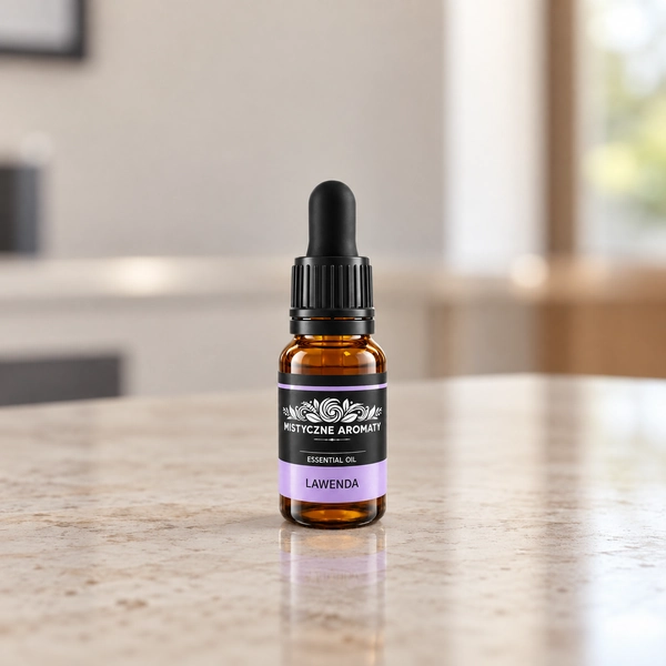 Lawenda - Olejek lawendowy naturalny - aromaty kwiatowe zielne - produkt w domowej aranżacji