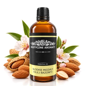 Słodkie Migdały - olejek ze słodkich migdałów bazowy nośnikowy - produkt na dopasowanym tle