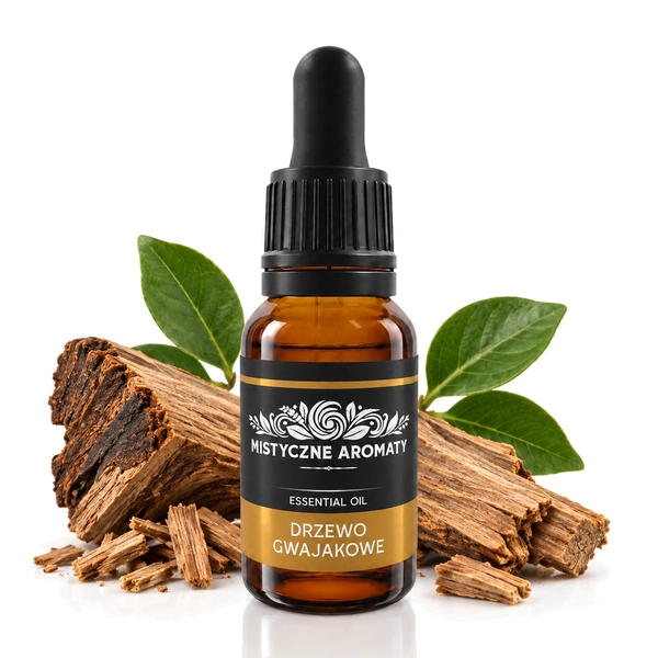 Drzewo Gwajakowe - gwajak naturalny olejek gwajakowy Bulnesia Sarmientoi - produkt na dopasowanym tle