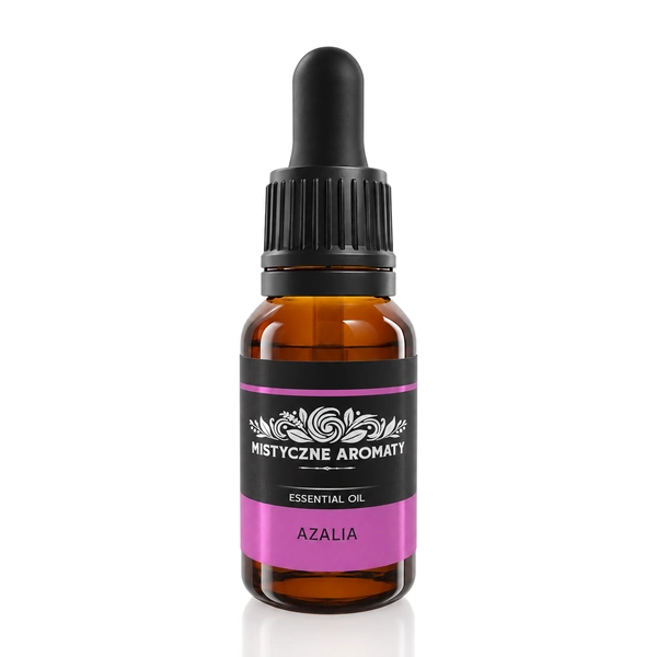 Azalia - naturalny olejek azaliowy z azalii Rhododendron anthopogon - opakowanie produktu na jasnym tle