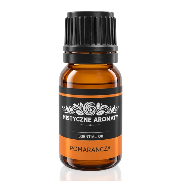 Pomarańcza - naturalny olejek pomarańczy gorzkiej - opakowanie produktu na jasnym tle
