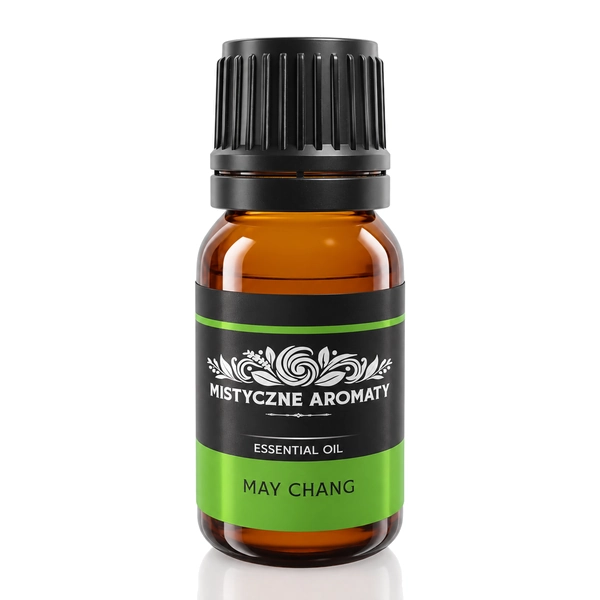 May Chang - naturalny olejek Litsea cubea - opakowanie produktu na jasnym tle