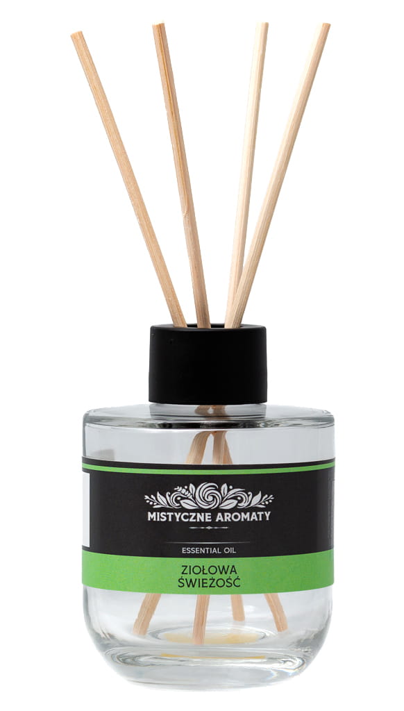 Zapach do pokoju Ziołowa Świeżość z patyczkami - aromaty rześkie leśne ziołowe